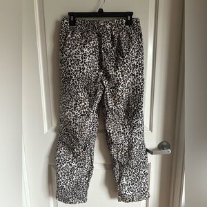 Urban Outfitters Black and White Leopard Print Joggers